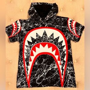 Boys T-shirt size medium brand new. Hooded.  Fresh laundry